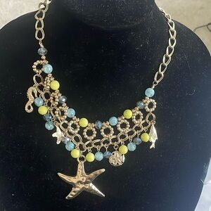 Starfish ocean necklace beads